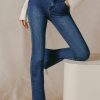 High-Rise Flared Jeans in Indigo Wash