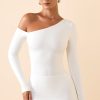 Modal Off-Shoulder Bodysuit in White