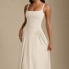 Modal A-Line Midaxi Dress in Ivory
