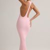 Modal Racerback Maxi Dress in Baby Pink