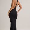 Modal Racerback Maxi Dress in Black