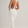 Modal Racerback Maxi Dress in White