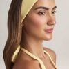 Modal Ribbed Headband in Lemon Sherbet