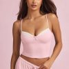 Modal Camisole Pyjama Top in Baby Pink