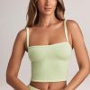 Modal Square-Neck Camisole Top in Sage Green