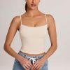 Modal Scoop-Neck Tank Top in Ivory