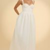 Embellished Corset Gown in White