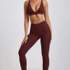 Tall Ribbed Modal High Waist Leggings in Espresso