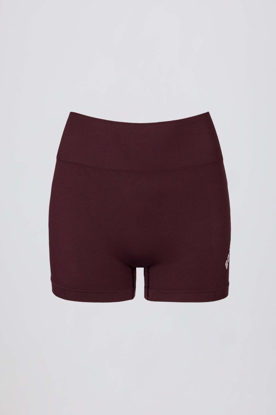Super Sculpt Seamless Mini Shorts in Burgundy