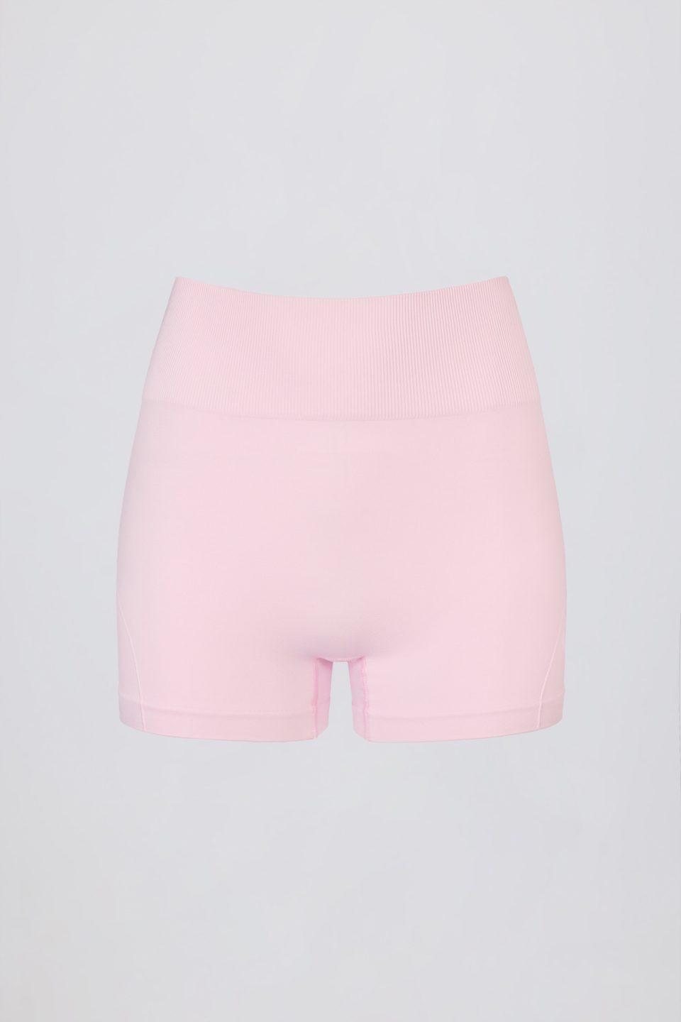 Super Sculpt Seamless Mini Shorts in Powder Pink