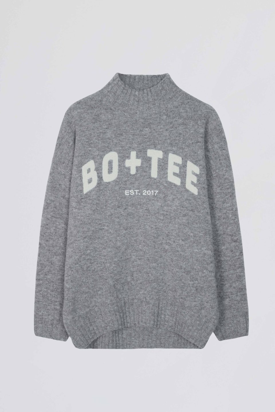 Soft Knit Oversized Jumper in Grey