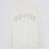 Soft Knit Oversized Jumper in Ivory