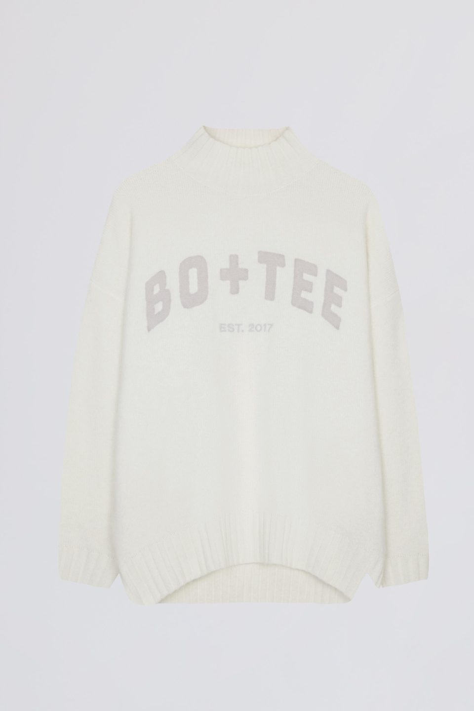 Soft Knit Oversized Jumper in Ivory
