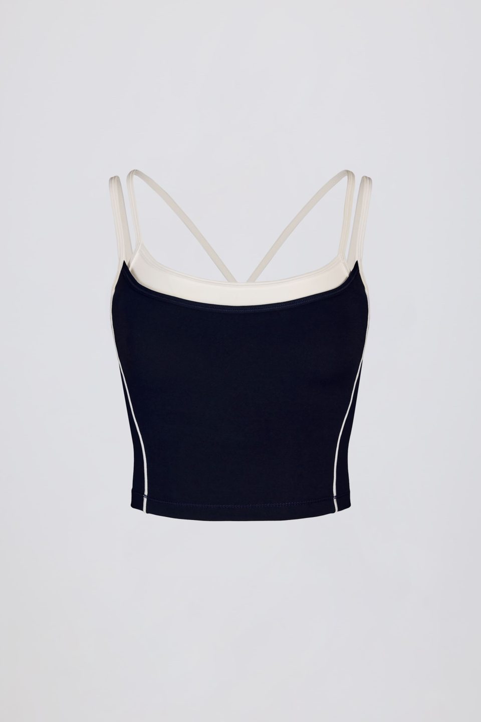 Soft Active Layered Tank Top in Classic Navy