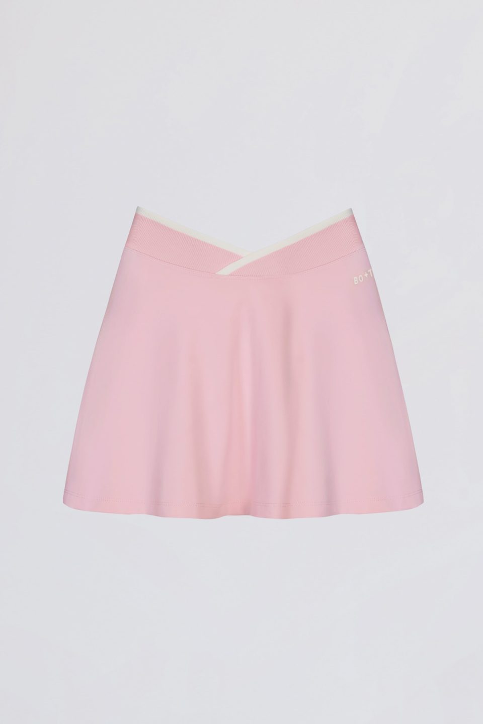 Soft Active Crossover Mini Skort in Powder Pink