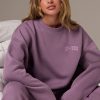 Oversized Crew-Neck Jumper in Dusk