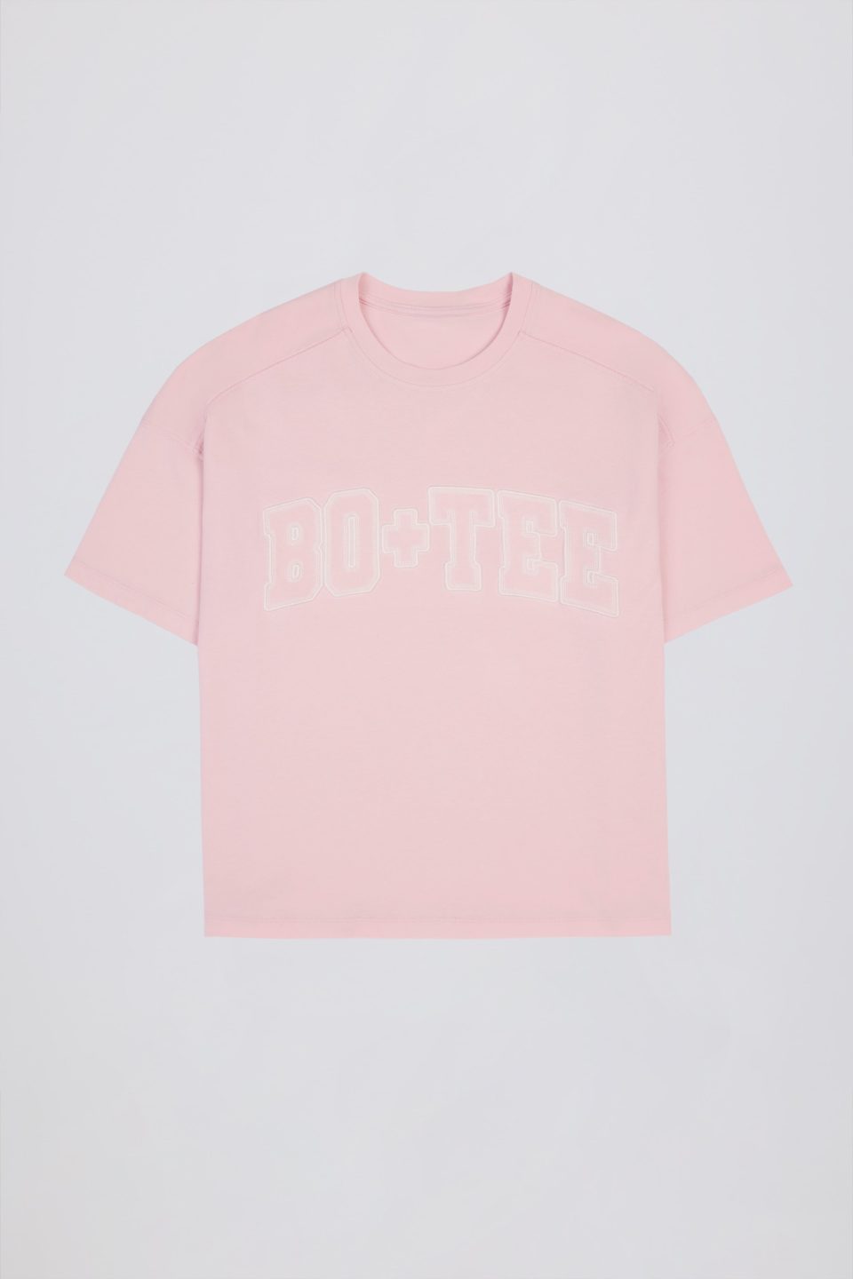 Oversized Cotton-Jersey T-Shirt in Powder Pink