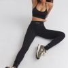 FlexiRib High-Waist Leggings in Black
