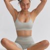 FlexiRib Y-Back Sports Bra in Grey