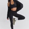 Define Luxe High-Waist Leggings in Jet Black