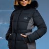 Ski Jacket with Detachable Sleeves in Black