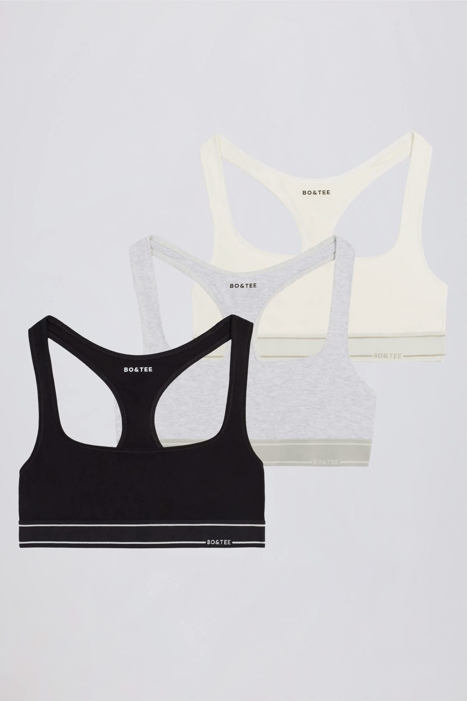 Scoop-Neck Bralette Bundle in Multi