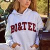 Oversized Hooded Sweatshirt in Heather Grey