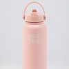 Thermos Water Bottle in Bubblegum Pink
