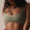 Soft Active Sports Bra in Mineral