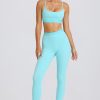 Soft Active Leggings in Aqua