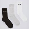 Ribbed Crew Sock Bundle in Multi