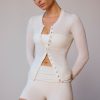 Full-Length Cardigan in Soft White