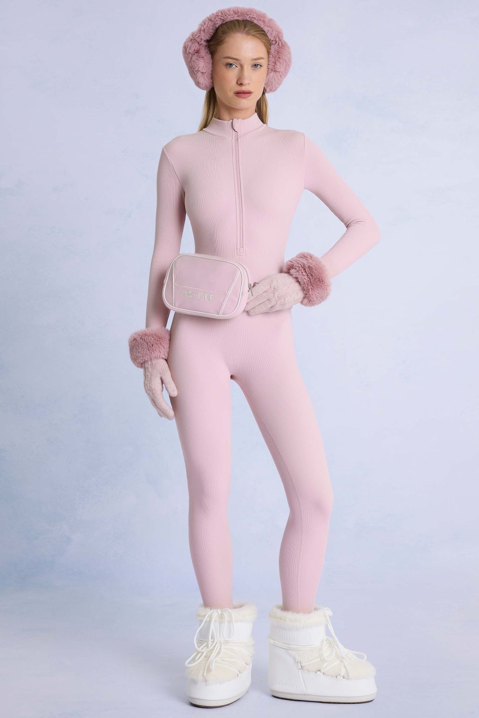 Waterproof Multiway Ski Bag in Powder Pink