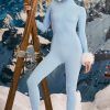 Super Sculpt Seamless Base Layer Jumpsuit in Ice Blue