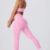Soft Active Mid-Rise Leggings in Baby Pink