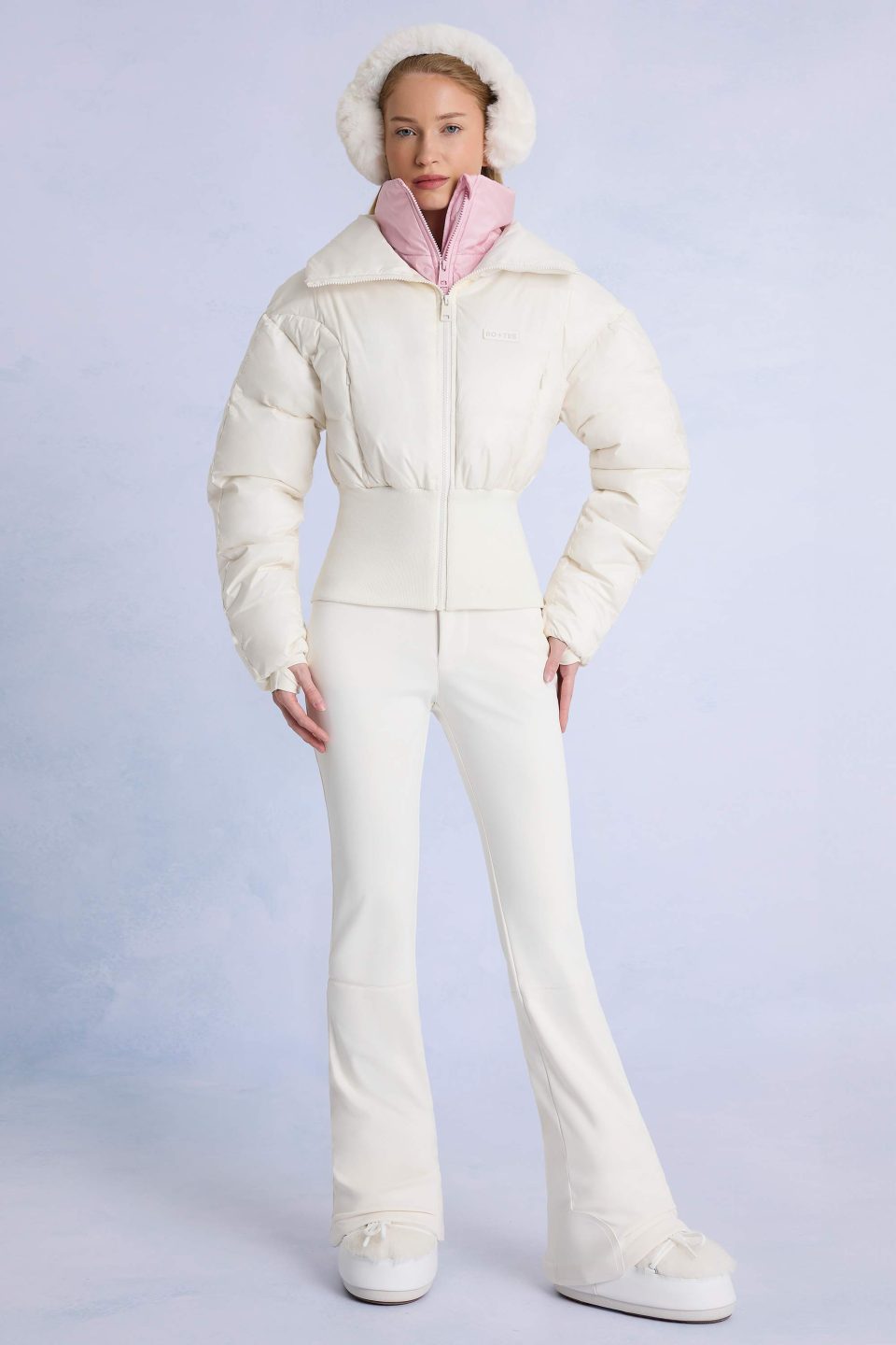 Waterproof Layered Ski Jacket in Ice