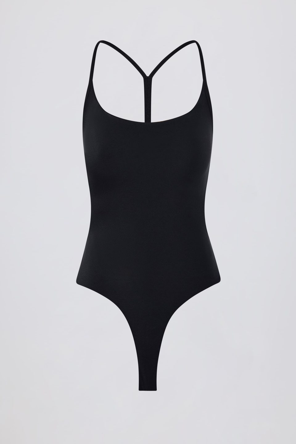 Cut-Out Bodysuit in Black