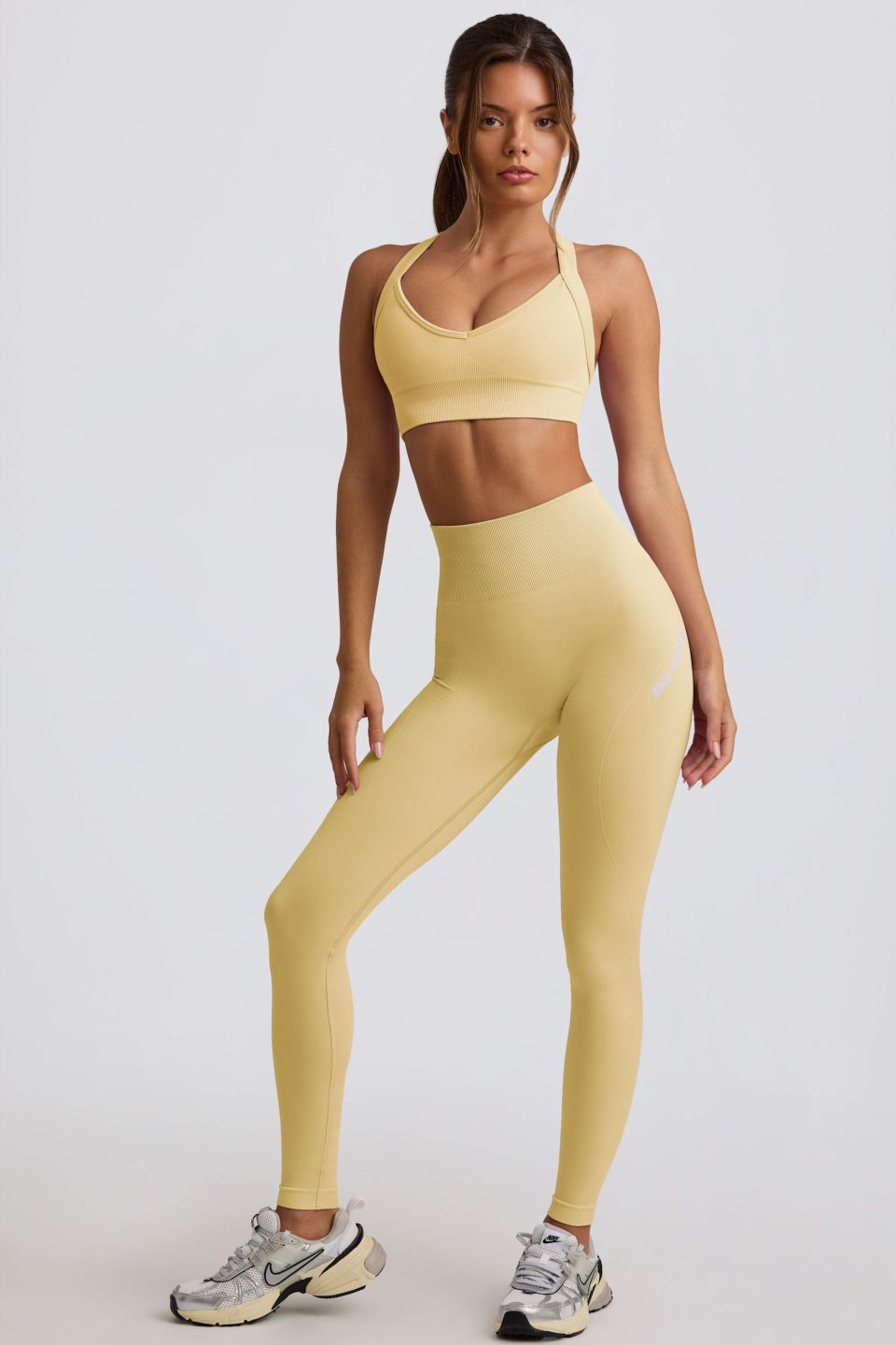 Super Sculpt Seamless High-Waist Leggings in Butter Yellow