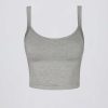 Super Sculpt Seamless Longline Camisole Top in Grey Marl