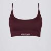 Super Sculpt Seamless Backless Sports Bra in Burgundy