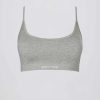 Super Sculpt Seamless Backless Sports Bra in Grey Marl