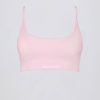 Super Sculpt Seamless Backless Sports Bra in Powder Pink
