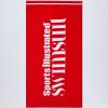 Logo Beach Towel in Fiery Red