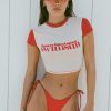 Logo Cropped T-Shirt in White